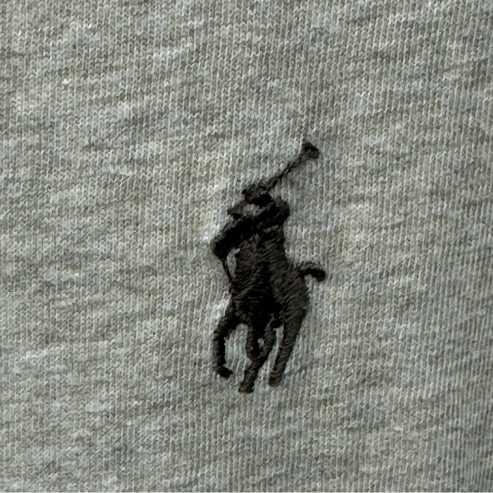 POLO RALPH LAUREN Men’s Top Pullover Long Sleeve Logo Heather Tan Sz XL … - Picture 4 of 10